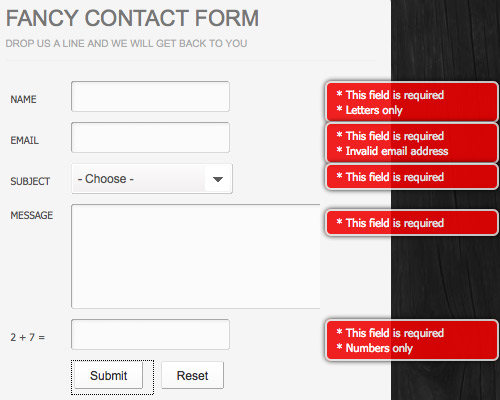 A Fancy AJAX Contact Form