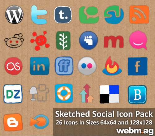 WebMag Social Media Icon Pack
